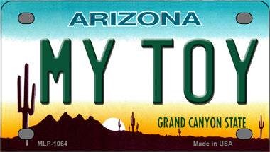 My Toy Arizona Novelty Mini Metal License Plate Tag