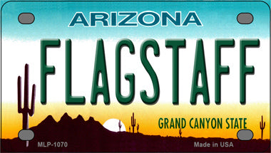 Flagstaff Arizona Novelty Mini Metal License Plate Tag