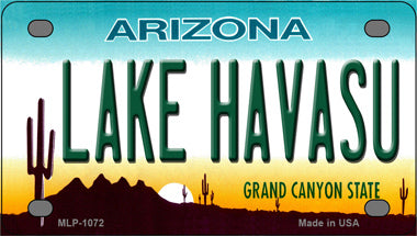 Lake Havasu Arizona Novelty Mini Metal License Plate Tag
