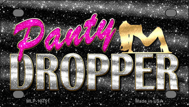 Panty Dropper Novelty Mini Metal License Plate Tag