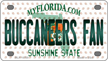 Buccaneers Fan Florida Novelty Mini Metal License Plate Tag