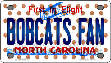 Hornets Fan North Carolina Basketball Novelty Mini Metal License Plate Tag