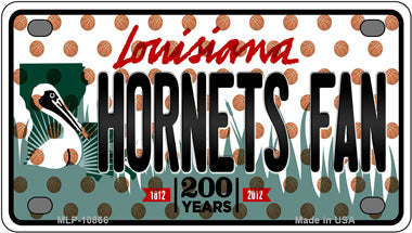 Pelicans Fan Louisiana Novelty Mini Metal License Plate Tag