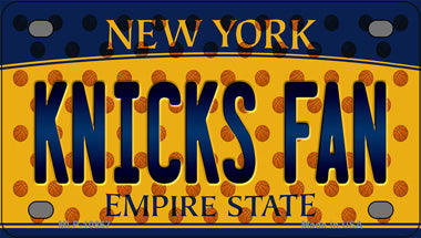 Knicks Fan New York Novelty Mini Metal License Plate Tag