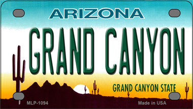 Grand Canyon Arizona Novelty Mini Metal License Plate Tag