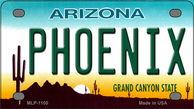 Phoenix Arizona Novelty Mini Metal License Plate Tag
