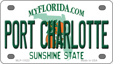 Port Charlotte Florida Novelty Mini Metal License Plate Tag