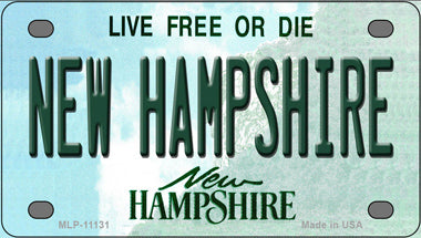 New Hampshire Novelty Mini Metal License Plate Tag