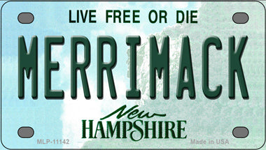 Merrimack New Hampshire Novelty Mini Metal License Plate Tag