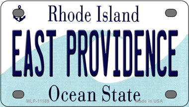 East Providence Rhode Island Novelty Mini Metal License Plate Tag