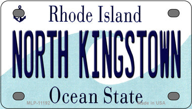 North Kingstown Rhode Island Novelty Mini Metal License Plate Tag