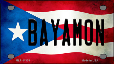 Bayamon Puerto Rico Flag Novelty Mini Metal License Plate Tag
