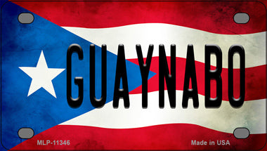 Guaynabo Puerto Rico Flag Novelty Mini Metal License Plate Tag