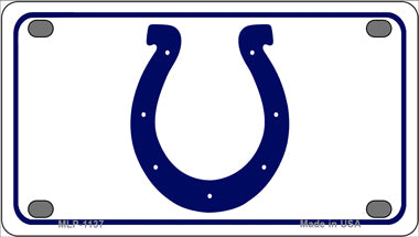 Horseshoe Novelty Mini Metal License Plate Tag