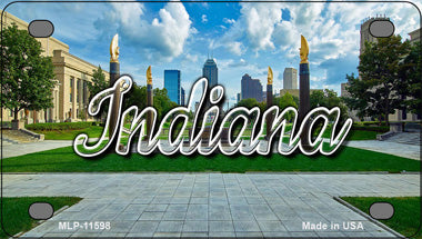 Indiana Sunny Park Novelty Mini Metal License Plate Tag