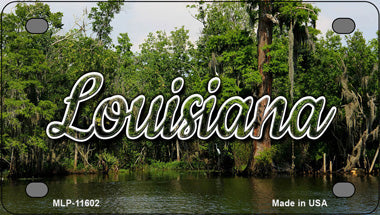 Louisiana Swamp Novelty Mini Metal License Plate Tag