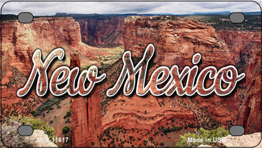 New Mexico Red Canyon Novelty Mini Metal License Plate Tag