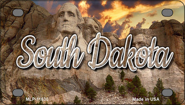 South Dakota Mt Rushmore Novelty Mini Metal License Plate Tag