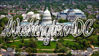 Washington DC White House Novelty Mini Metal License Plate Tag