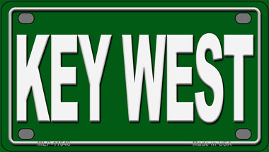 Key West Novelty Mini Metal License Plate Tag