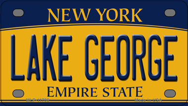 Lake George New York Novelty Mini Metal License Plate Tag