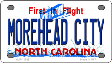 Morehead City North Carolina Novelty Mini Metal License Plate Tag