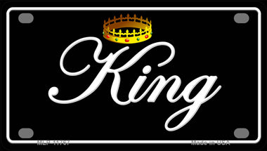 King Novelty Mini Metal License Plate Tag