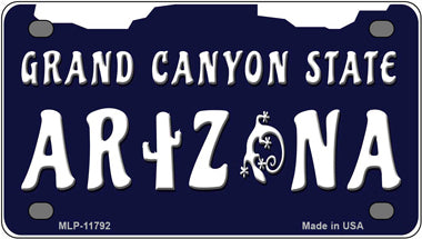 Arizona Grand Canyon State Novelty Mini Metal License Plate Tag