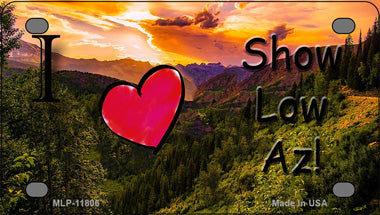 Show Low Valley Arizona Novelty Mini Metal License Plate Tag