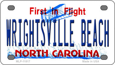 Wrightsville Beach North Carolina Novelty Mini Metal License Plate Tag