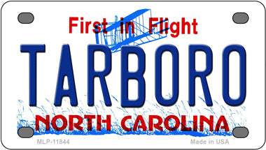 Tarboro North Carolina Novelty Mini Metal License Plate Tag