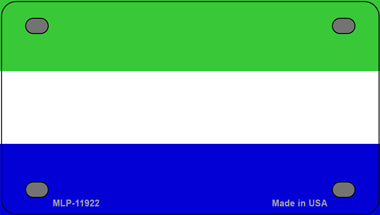 Galapagos Island Flag Novelty Mini Metal License Plate Tag