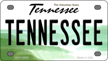 Tennessee TN Novelty Mini Metal License Plate Tag