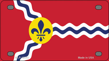 St. Louis State Flag Missouri Novelty Mini Metal License Plate Tag