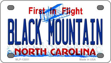 Black Mountain North Carolina Novelty Mini Metal License Plate Tag