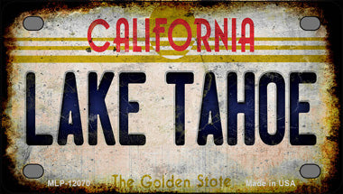 California Lake Tahoe Novelty Mini Metal License Plate Tag