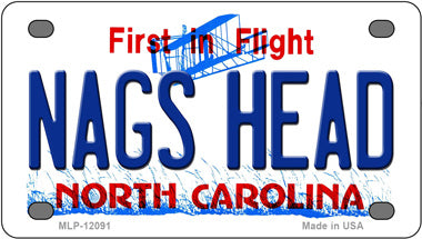 Nags Head North Carolina Novelty Mini Metal License Plate Tag