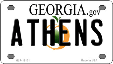 Athens Georgia Novelty Mini Metal License Plate Tag