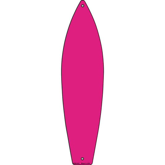 Pink Solid Novelty Mini Metal Surfboard MSB-002