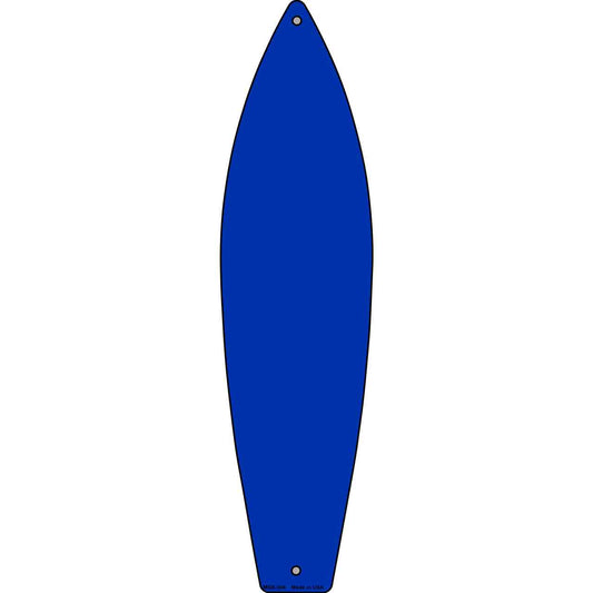 Blue Solid Novelty Mini Metal Surfboard MSB-004