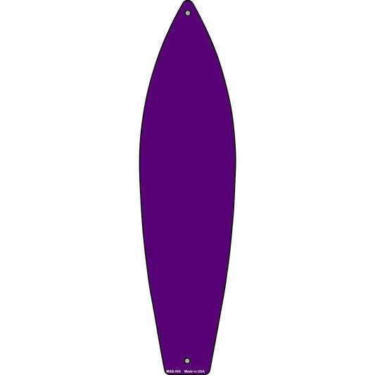 Purple Solid Novelty Mini Metal Surfboard MSB-009
