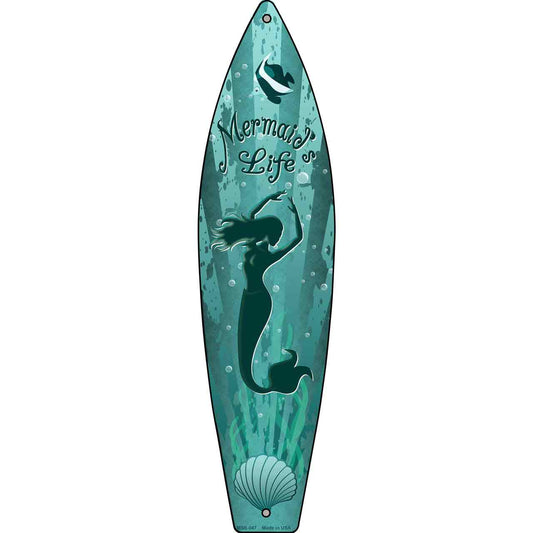 Mermaids Life Novelty Mini Metal Surfboard MSB-047
