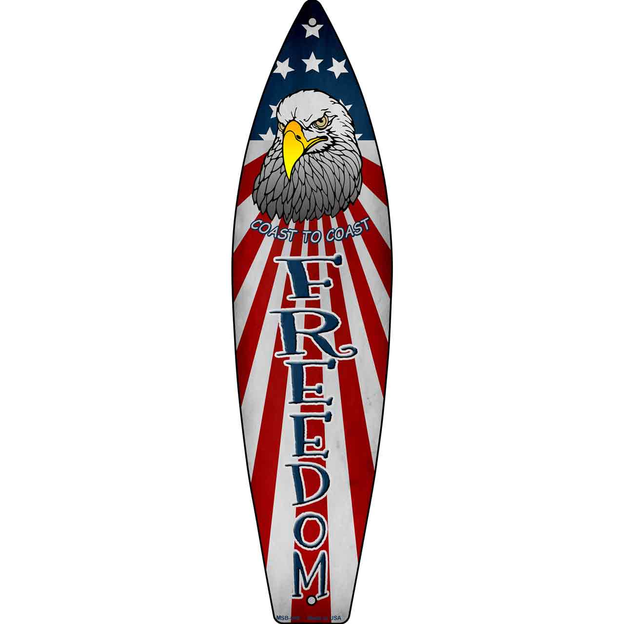 Freedom Novelty Mini Metal Surfboard MSB-048