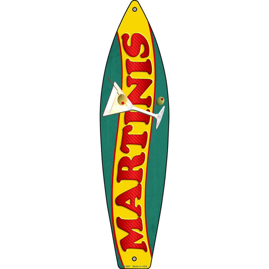 Martinis Novelty Mini Metal Surfboard MSB-059
