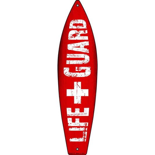 Life Guard Novelty Mini Metal Surfboard MSB-072