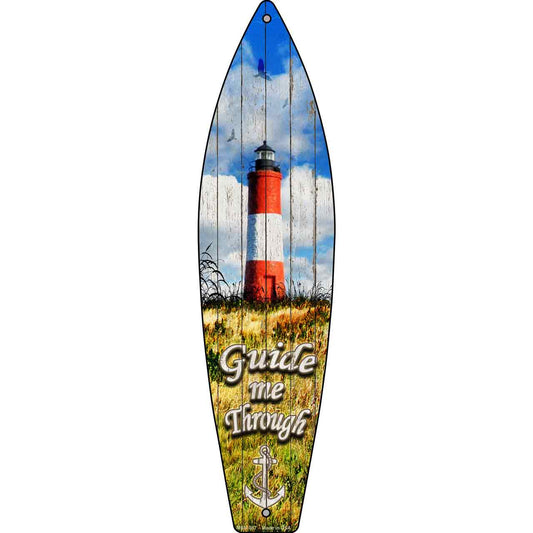 Guide Me Through Novelty Mini Metal Surfboard MSB-087
