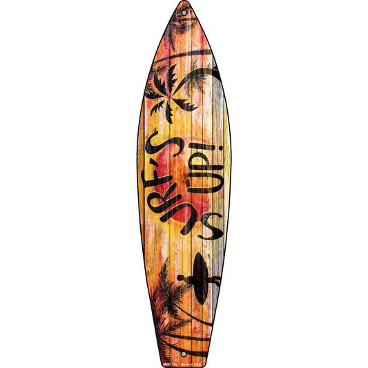 Surfs Up With Surfer Novelty Mini Metal Surfboard MSB-154