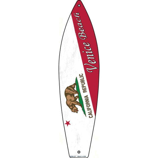 Venice Beach California Novelty Mini Metal Surfboard MSB-217