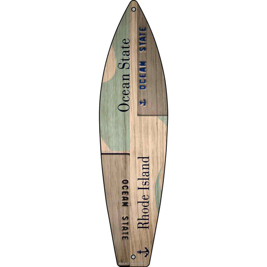 Pennsylvania License Plate Design Novelty Mini Metal Surfboard MSB-467