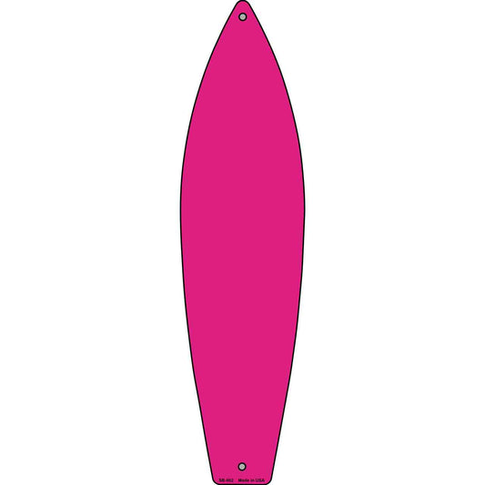 Pink Solid Dye Sublimation Blank Surfboard Sign SB-002